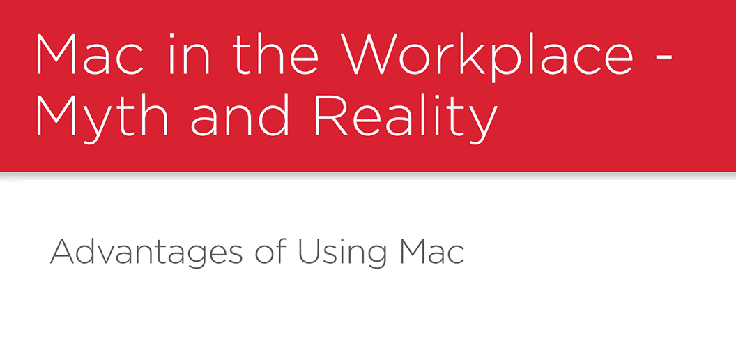 #2 Mac Usage in the Workplace