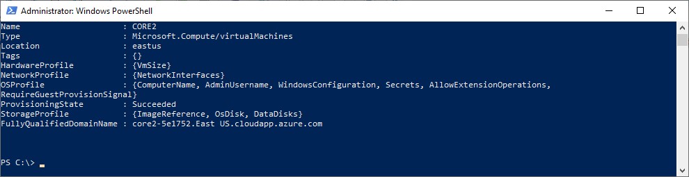 Figure 6 - Getting started with Azure PowerShell